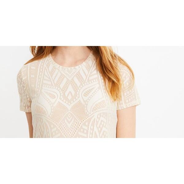 bcbg lace maternity dress Delicately attention-grabbing, the Floral Lace Shift #BCBG Shop now @macys