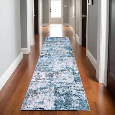 HomeRootsAbstract Modern Runner Area Rug