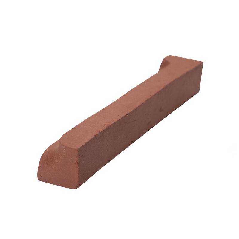 Merola Tile Quarry In Corner Red 3/4" x 5-7/8" Ceramic Floor and Wall Trim - (1 Tile)