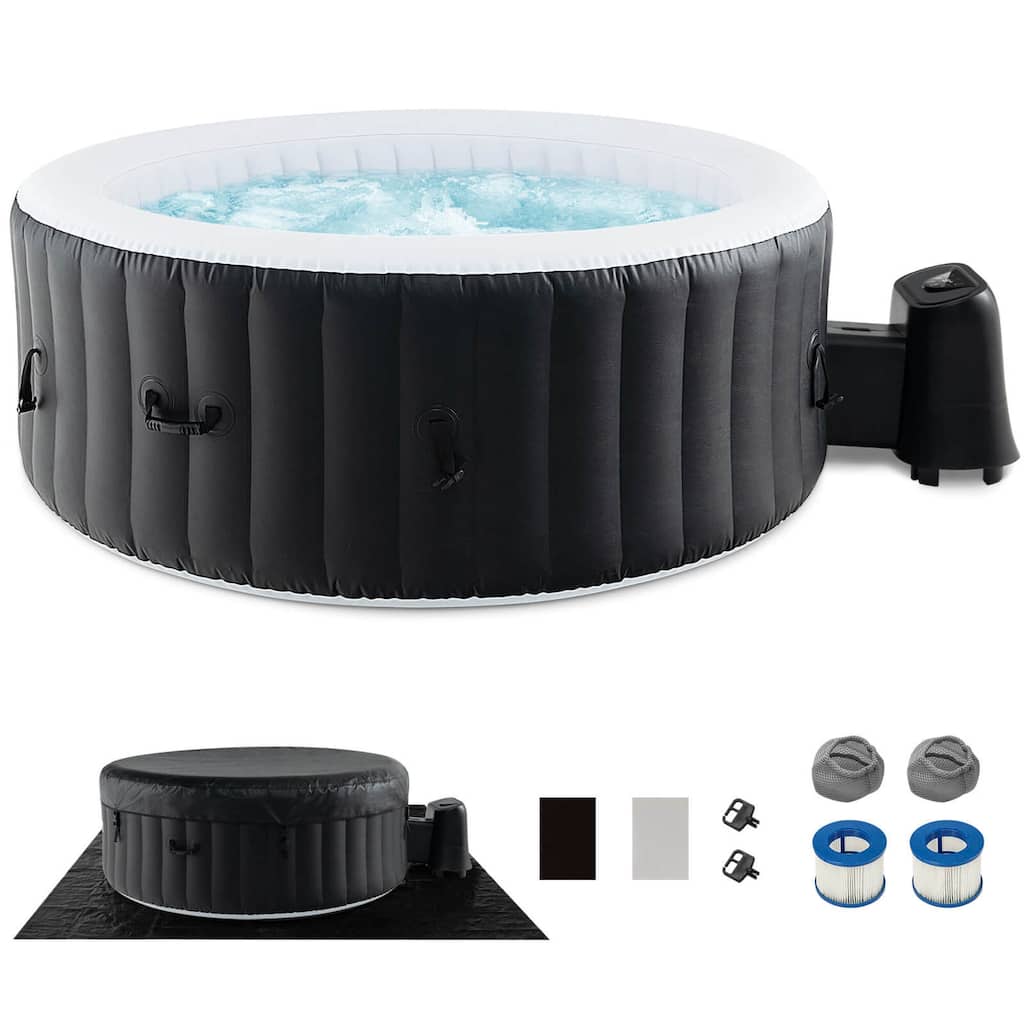 Costway 70" Round SPA Pool Inflatable Hot Tub with 110 Air Jets - See Details