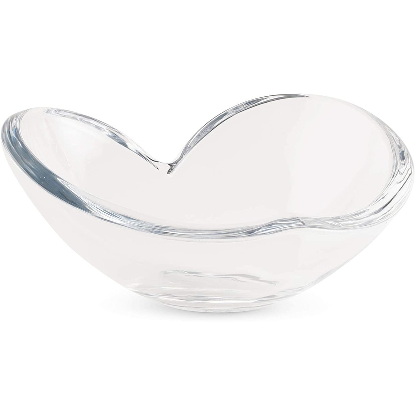 Nambe Glass Heart Bowl