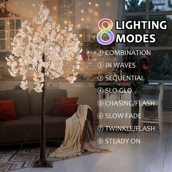 Cherry blossom tree floor lamp online