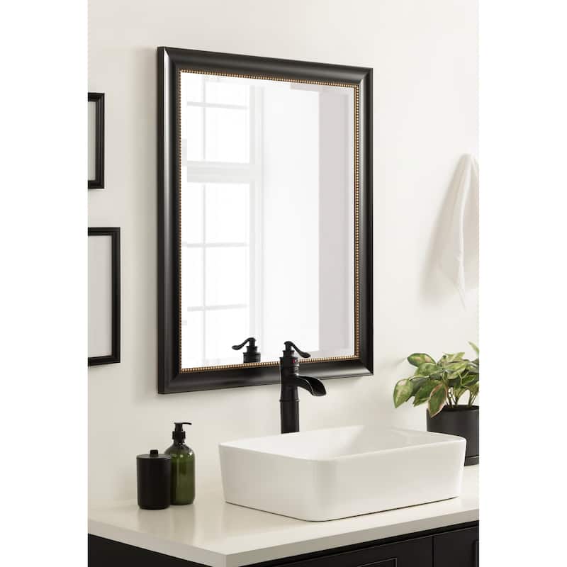 Kate and Laurel Parodi Rectangle Bathroom Wall Mirror