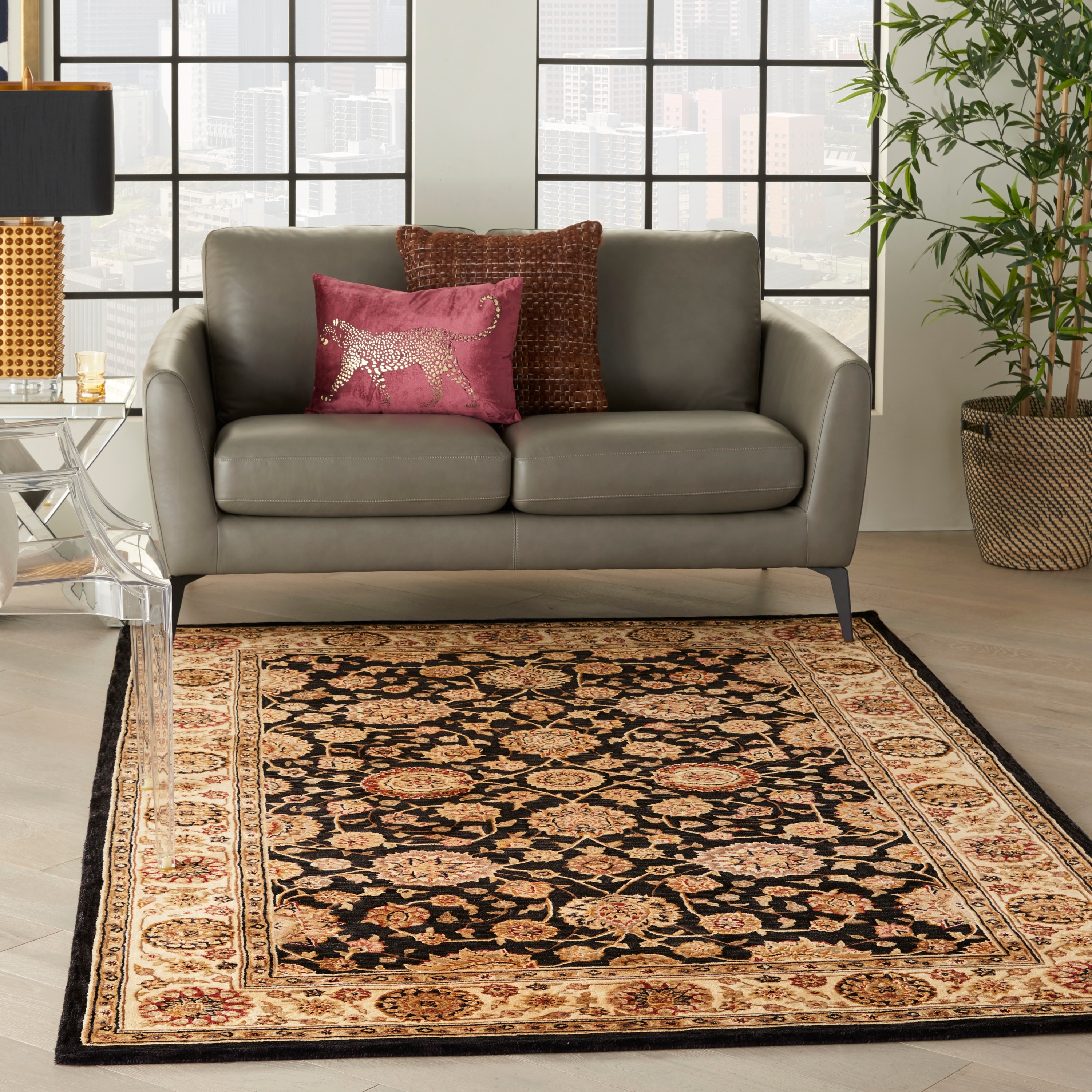 Nourison Hand-tufted Persian Floral Traditional Area Rug
