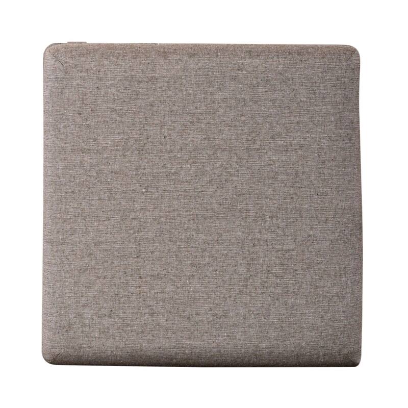 Arrowcreek Upholstered Console Stool with Reclaimed Pine Wood