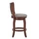 preview thumbnail 21 of 24, Ali Modern Linen High Back Swivel Stool by iNSPIRE Q Classic