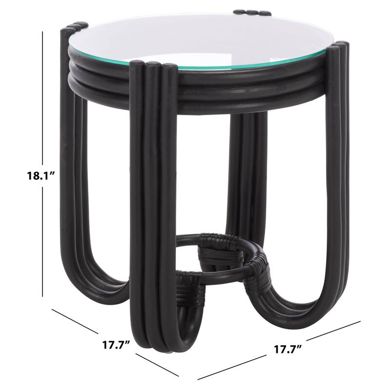 SAFAVIEH Home Bilian Round Accent Table - 18"W x 18"D x 18"H