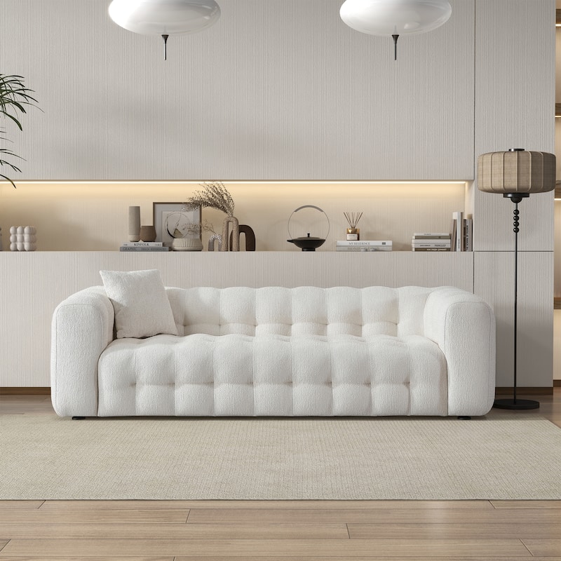 Marseille Luxury Modern Chesterfield French Boucle Couch