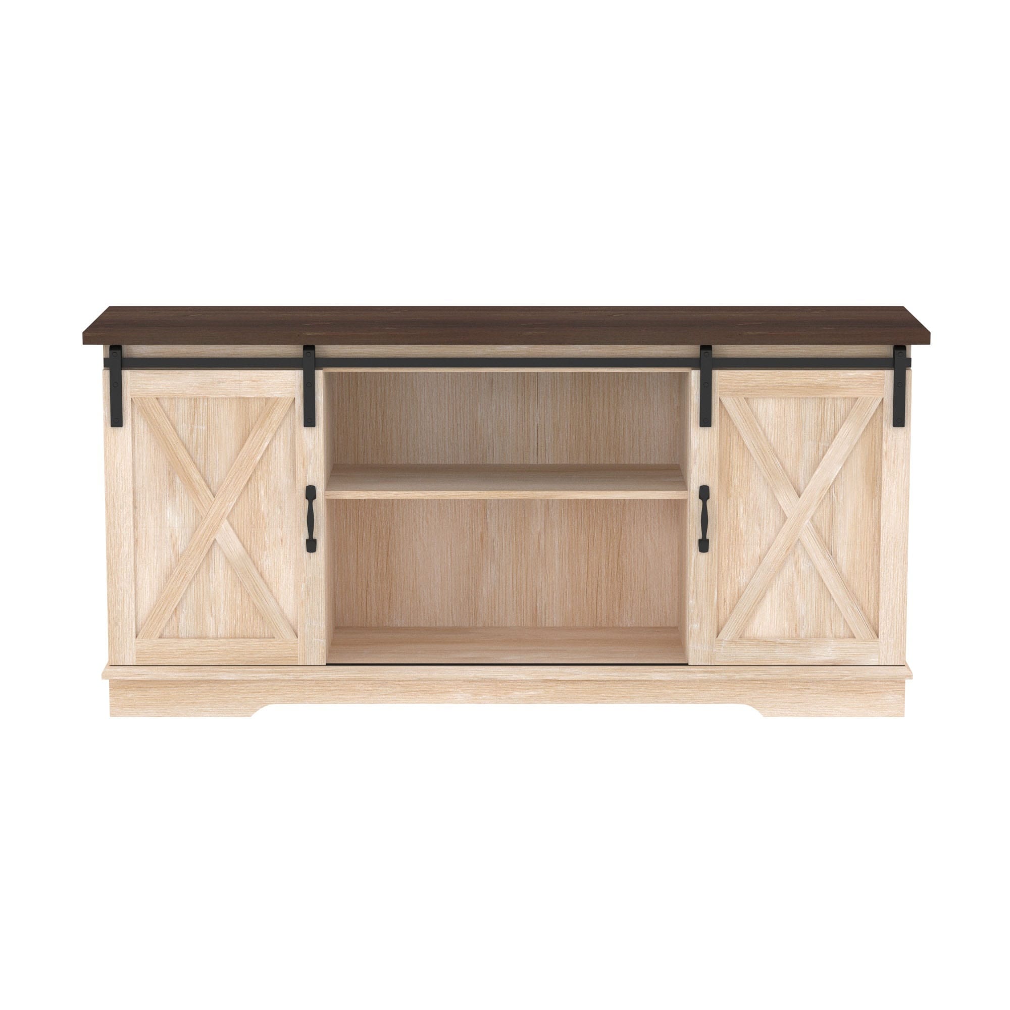 Middlebrook Wind Gap 58 inch Sliding Barn Door TV Stand On Sale