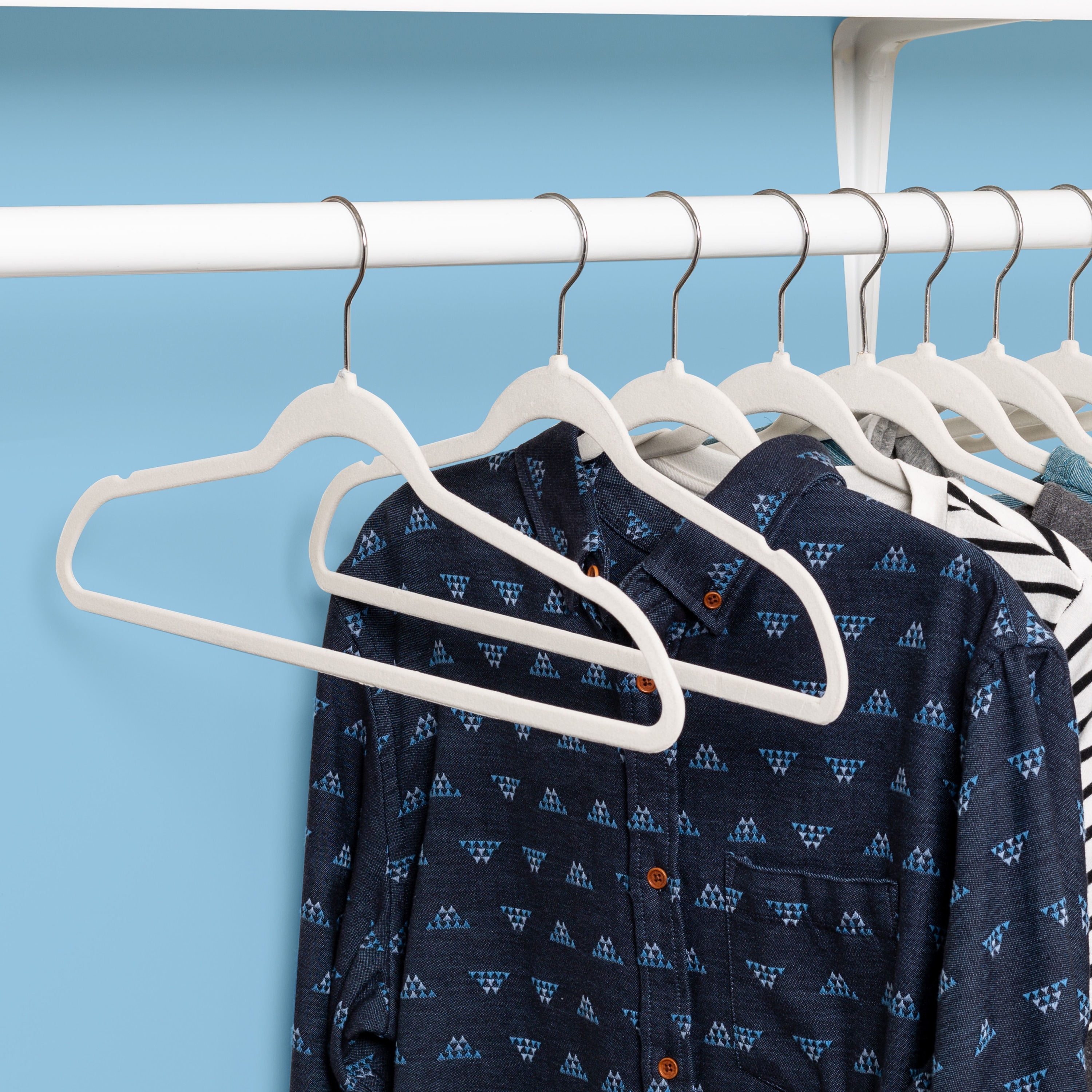 Low profile clothes hangers on sale