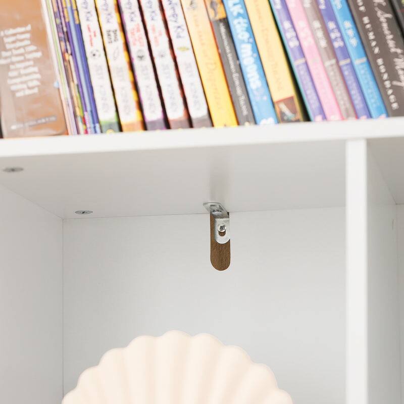 Haotian KMB55-W, Children Kids Bookcase Book Shelf Toy Storage Display