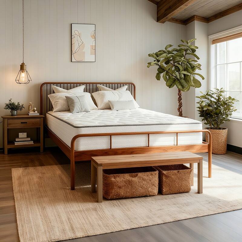SweDrea 8/12 in Medium Firm Gel-infused Memory Foam Hybrid Mattress Cooling and Breathable with CertiPUR-US, SGS and OEKO-TEX