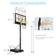 preview thumbnail 7 of 11, Height Adjustable 4.4-10 FT Portable Basketball Hoop with Shatterproof Backboard Indoor & Outdoor Fun