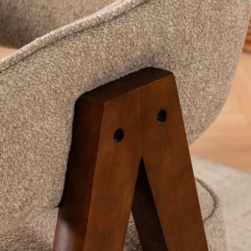 Accent Arm Chair Single Fabric Living Room Chair 27.56" W x 23.62" D x 27.95" H