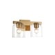 preview thumbnail 1 of 0, Maxim 21232 Scoop 2 Light 14" Wide Vanity Light Natural Aged Brass