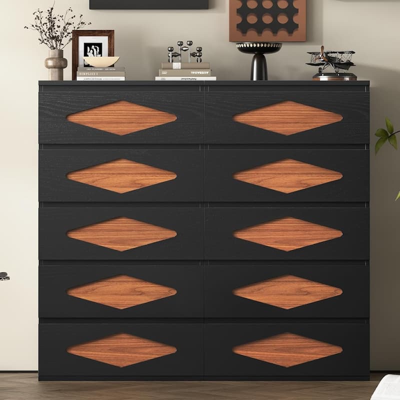 Dresser for Bedroom Chest of Deep Drawers Storage Dressers Organizer
