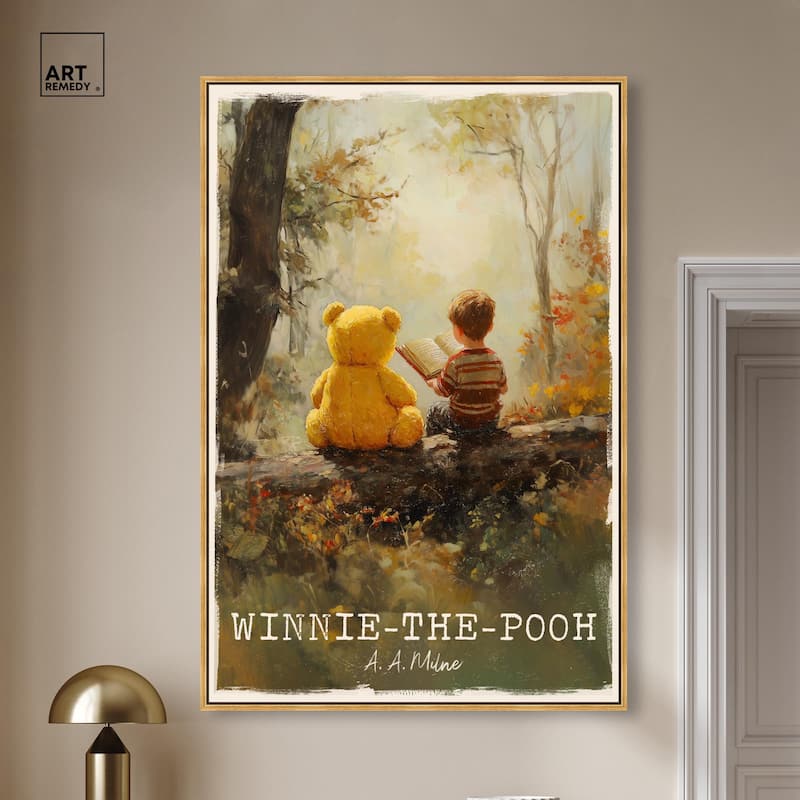 Classic Winnie the Pooh Canvas by Art Remedy