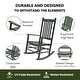 preview thumbnail 3 of 6, Porch & Den Steeplechase Genuine Hardwood Rocking Chair