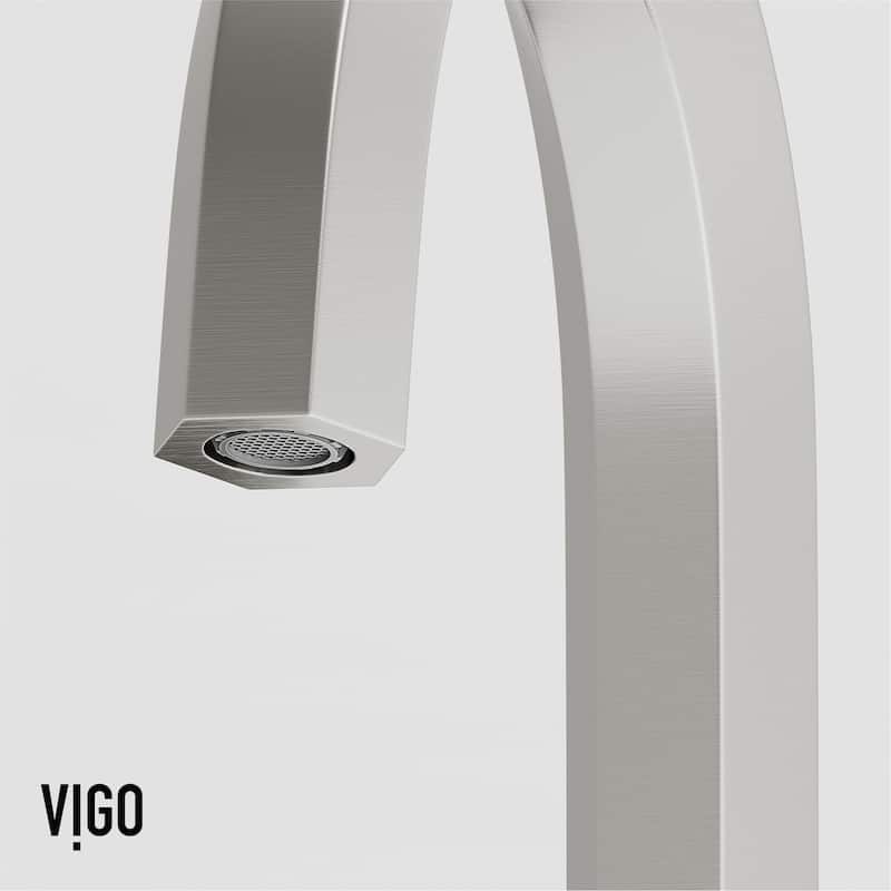 VIGO Hart 9" H 2-Handle Widespread Bathroom Faucet