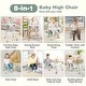 preview thumbnail 47 of 58, Costway 8-in-1 Baby High Chair Convertible Dining Booster Seat with