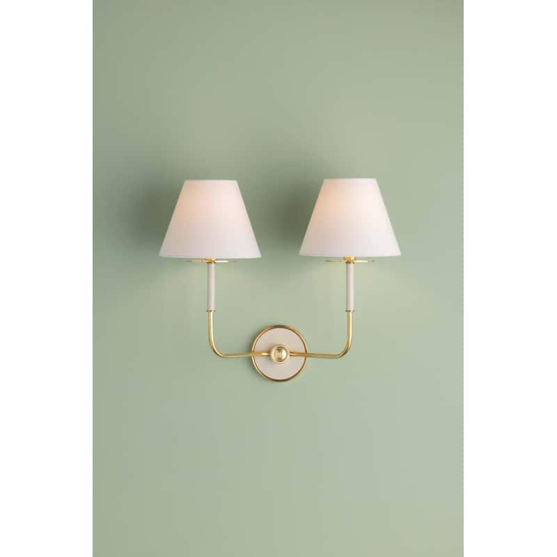 Hudson Valley Lighting MDS2201 Wedgewood 2 Light 16" Tall Wall Sconce