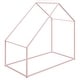 preview thumbnail 1 of 14, Metal Twin House Bed with Roof - Cozy & Fun for Kids