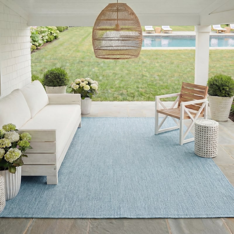 SAFAVIEH Courtyard Begajeta Indoor/Outdoor Waterproof Patio Backyard Rug.