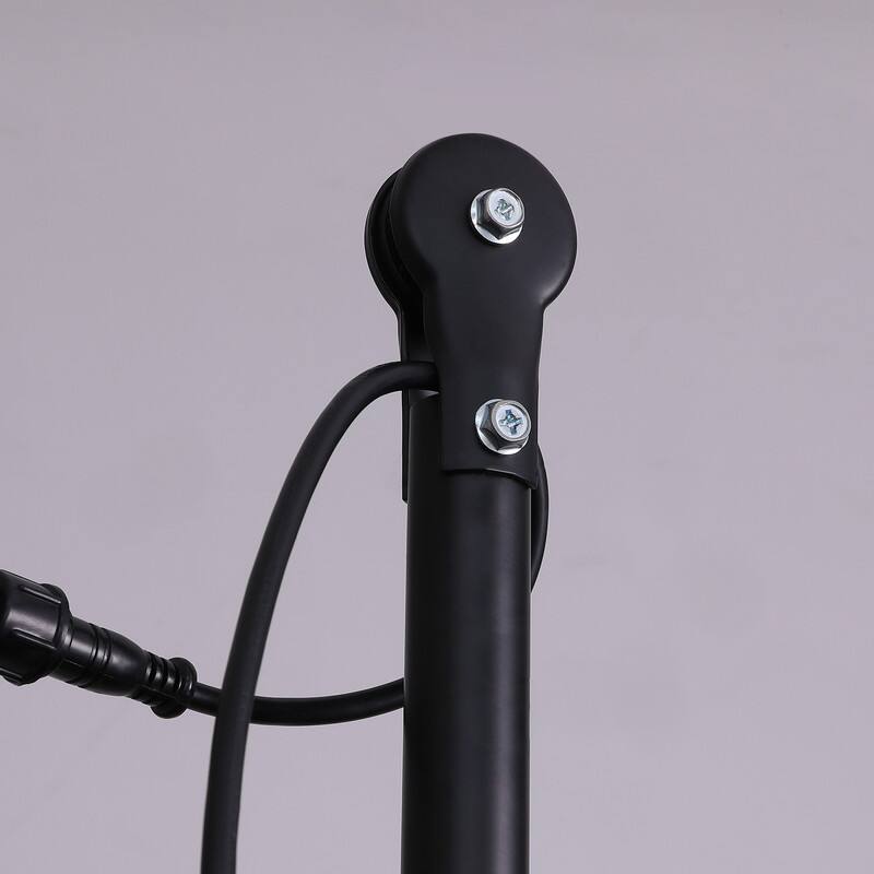 20'' Outdoor Ceiling Fan with Light Remote Control Plug-in Fandelier Dimmable Caged Ceiling Fan for Gazebo Patio Pergola - N/A