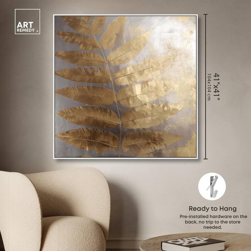 Golden Canopy (II) Canvas by Art Remedy