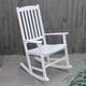 Cambridge Casual Alston Outdoor Rocking Chair - White