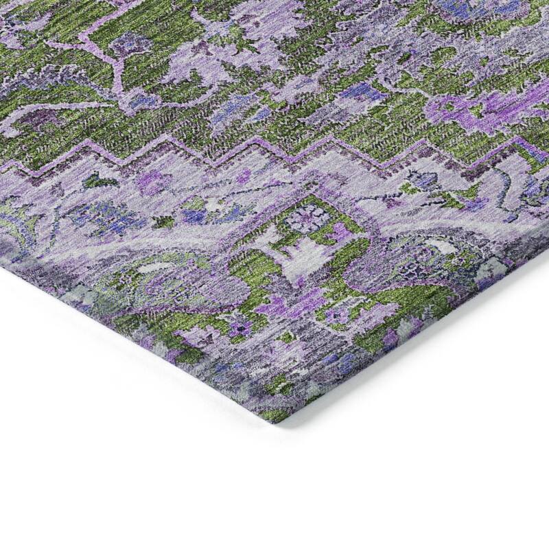 HomeRoots Oriental Traditional Rectangle Outdoor Rug
