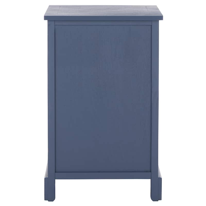 SAFAVIEH Alverta Red Storage Side Table - 15.9" x 13" x 27.6" - 16"W x 13"D x 26"H