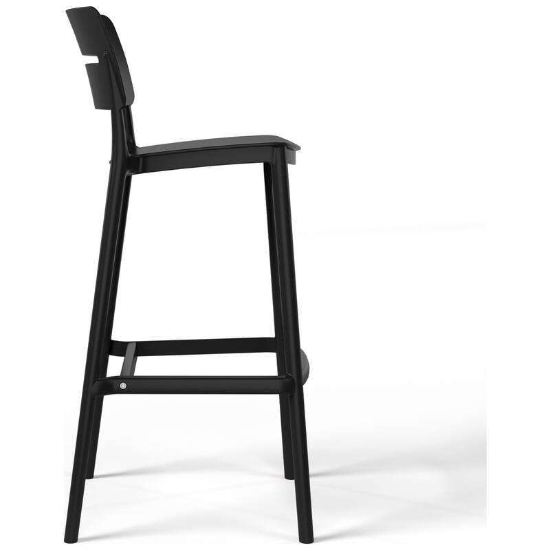 Frond and Form 2-Person Outdoor Round Dining Set Bar Height