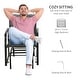 preview thumbnail 14 of 15, Outsunny Set of 2 Outdoor Glider Chairs, Porch & Patio Rockers for Deck with PE Rattan Seats, Steel Frames