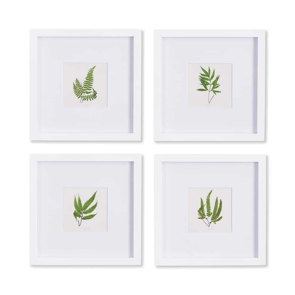 Forest Greenery Petite Prints, Set Of 4