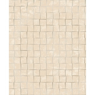 Decorline Cubist Taupe Geometric Wallpaper - 20.5in x 396in x 0.025in