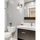 preview thumbnail 82 of 113, Shirley Metal/Glass LED Vanity Light, by JONATHAN Y