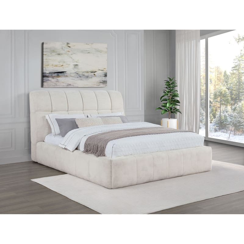 Nollet 48-inch Upholstered Platform Bed