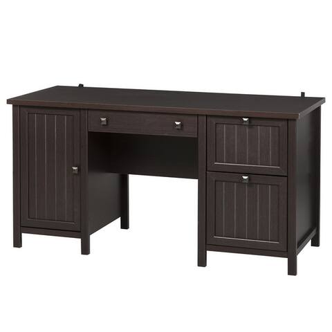 HOMCOM Vintage Executive Computer Desk