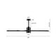 preview thumbnail 8 of 12, WINGBO 64 Inch DC Ceiling Fan with Lights and Remote Control, 5 Reversible Carved Wood Blades