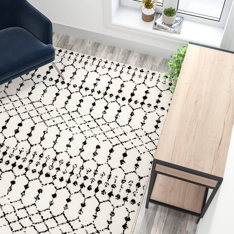 Geometric Style Modern Bohemian Design Area Rug