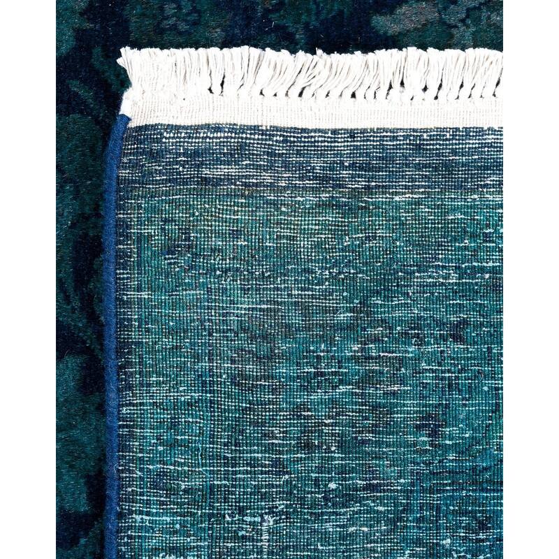 Fine Vibrance, One-of-a-Kind Hand-Knotted Area Rug - Purple, 3' 2" x 5' 2" - 3' 2" x 5' 2"