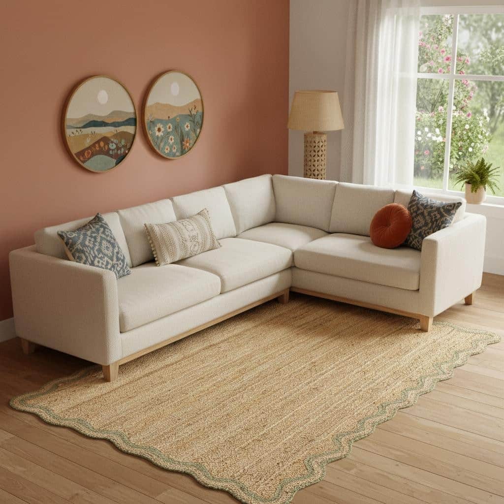 HomeRoots Solid Color Bohemian Rectangle Area Rug - 8' X 10'