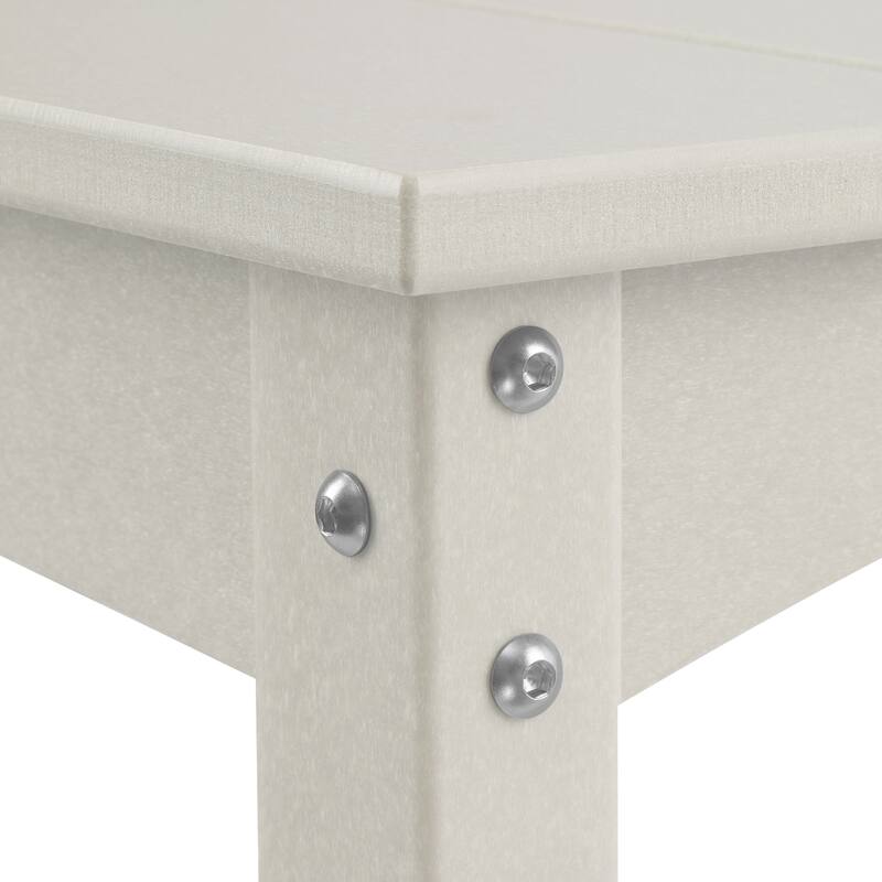Laguna Hdpe All Weather Outdoor Patio Two Shelf Table