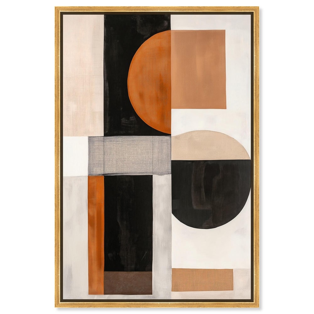 Divided Circle I Canvas by Art Remedy