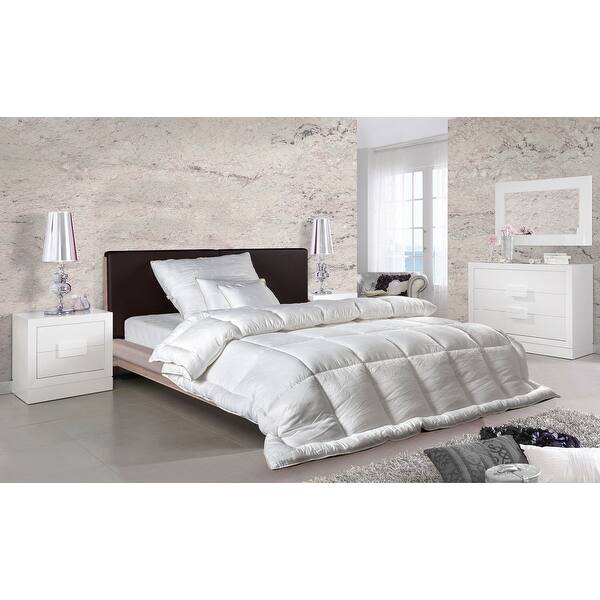 slide 2 of 3, Enchante Home Luxury Goose Down Queen Pillow - Firm - White