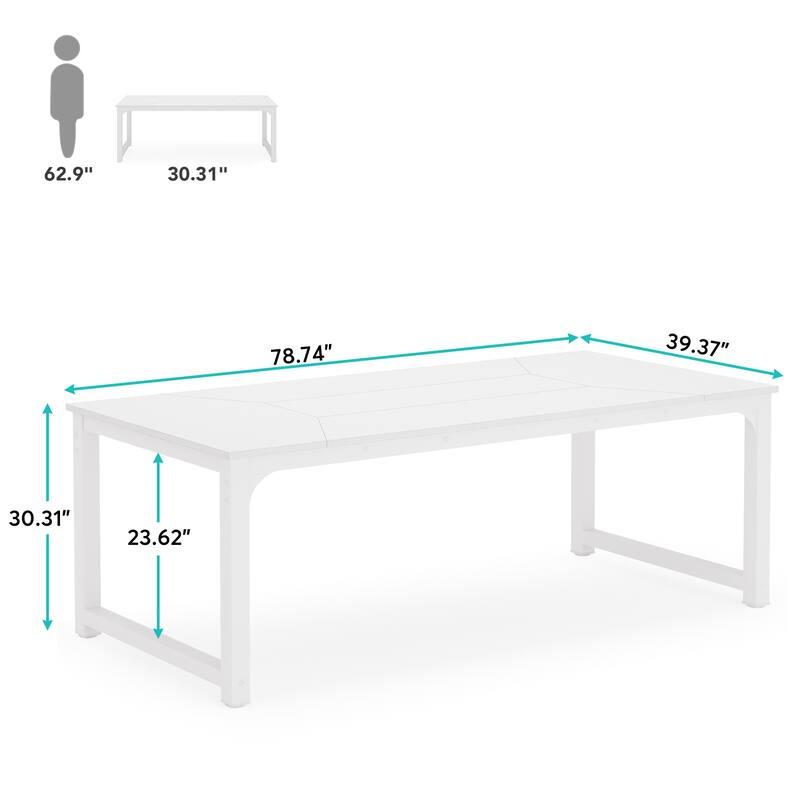 70.9" Rectangle Conference Meeting Table