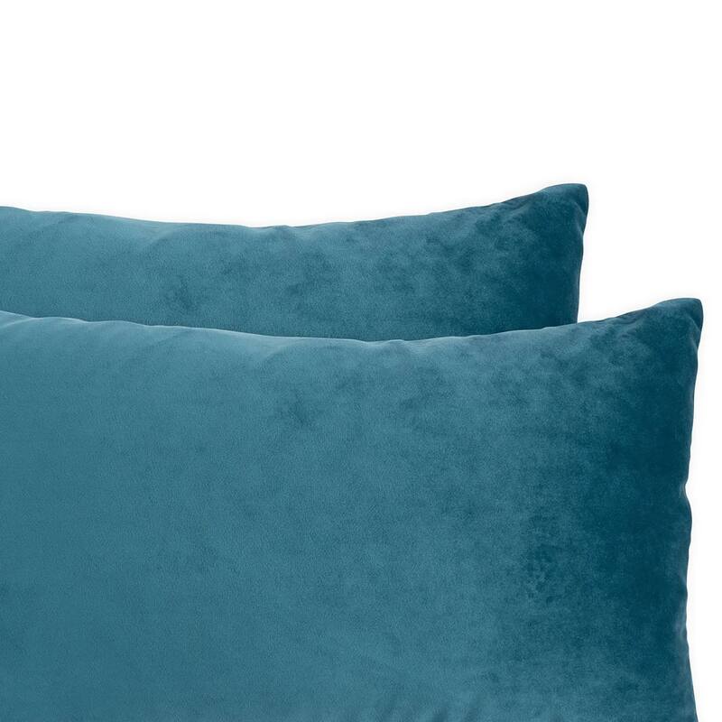 KAF Home Rectangular Velvet Pillow Cover, Set of 2