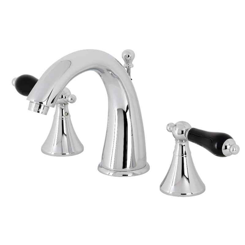 Kingston Brass Duchess 1.2 GPM Deck Mounted Widespread Bathroom Faucet - Polished Chrome