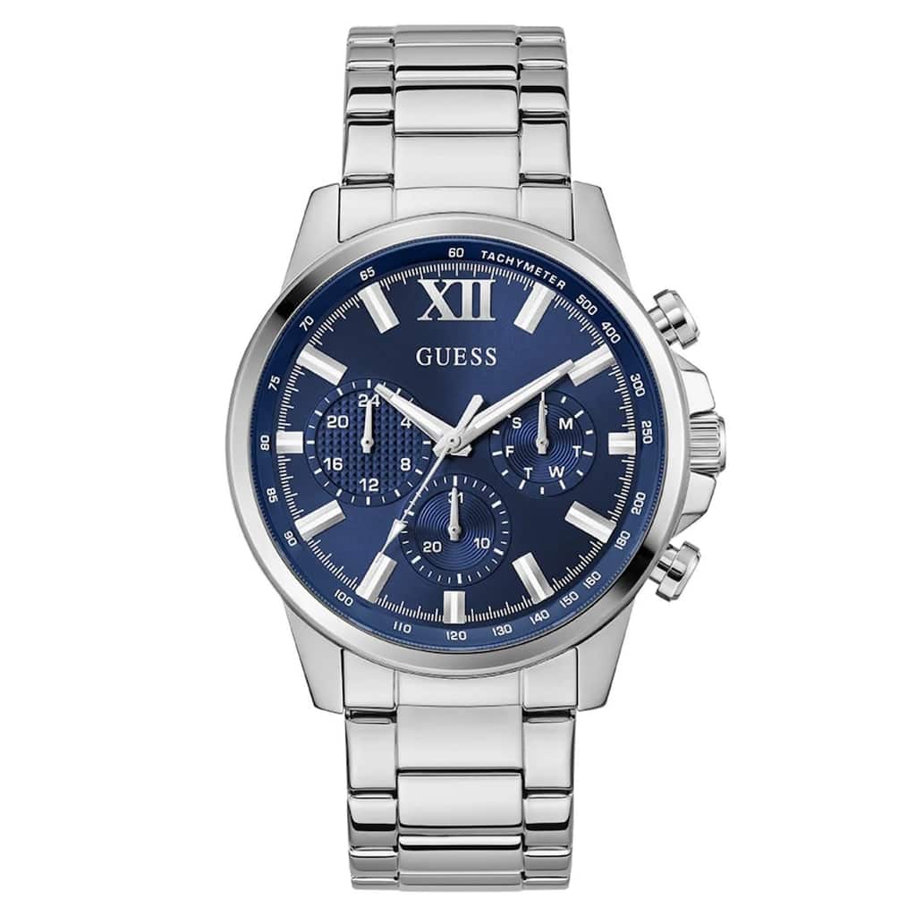 Guess Men's Momentum Blue Dial Watch - GW0900G4 - One Size
